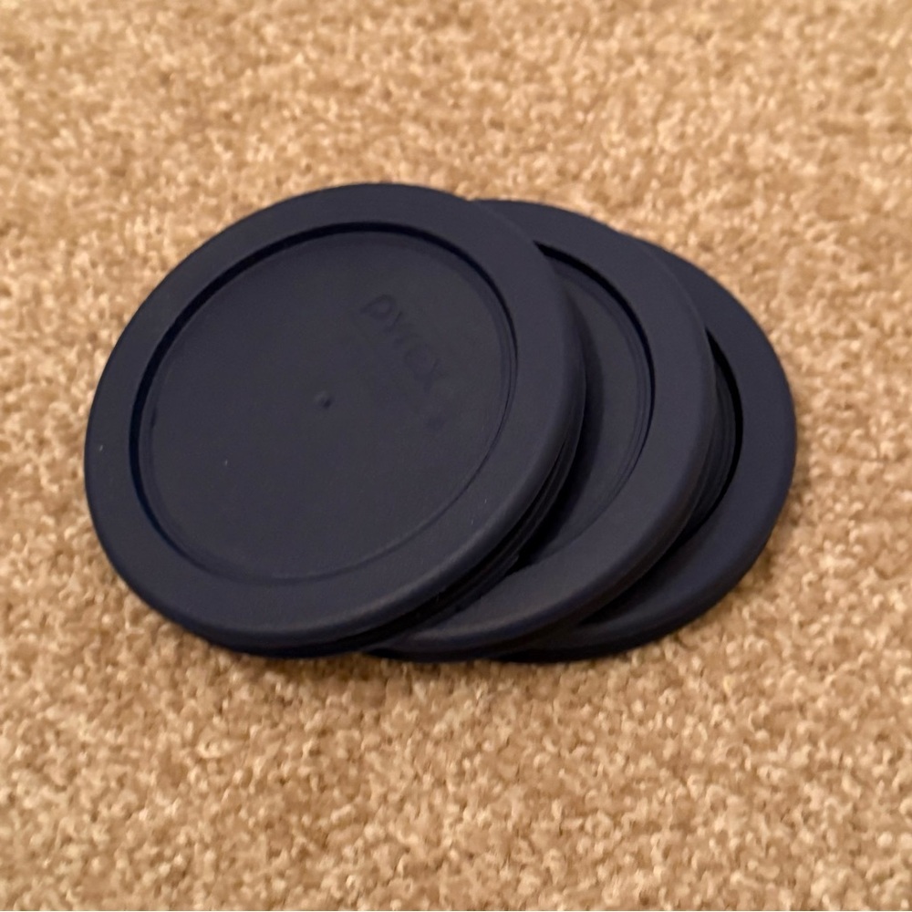 Pyrex 1 Cup Round Lids - 7202